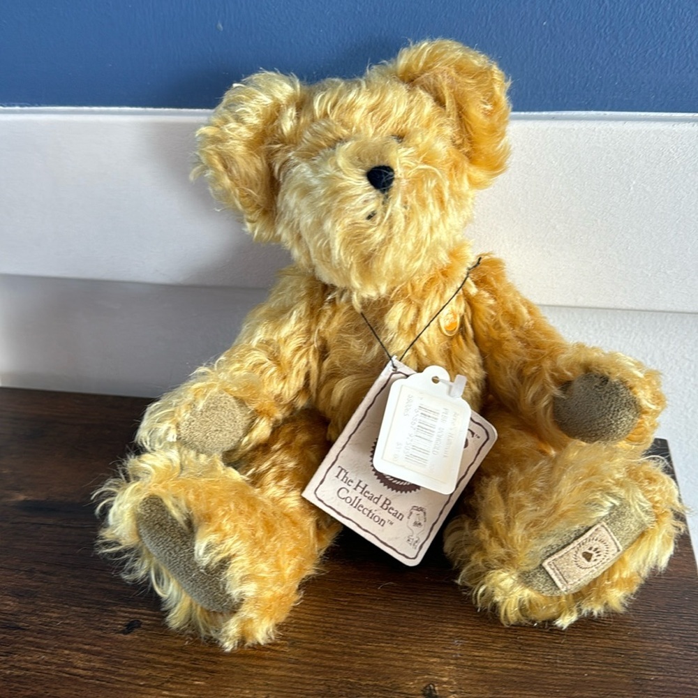 Boyd’s Bear "PUMPKIN" Mohair Plush The Head Bean Collection Stuffed 10”